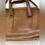 Coach Vintage  NY 3627 Distressed Leather Skinny Flight Bag Tan Photo 2