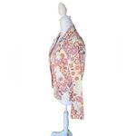 Stradivarius  Floral Front Button Double Breasted Blazer Jacket Womens Medium Photo 1