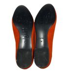 & Other Stories & Other Stories Orange Suede Ankle Strap Ballerina Flats Size 37 Photo 6