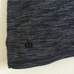 Lululemon Heathered Black Retreat Athletic Workout Tee Shirt Photo 10