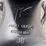 Giuseppe Zanotti  Metallic Leather/Suede Ankle Boots Photo 9