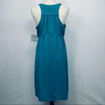 Athleta  Blue Tank Spaghetti Strap Drawstring Mini Casual Dress Photo 4