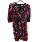 Ronny Kobo Monica Floral Mini Dress red purple green black small nwt Photo 2