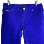 Chico's Black Label by Ankle Cropped Jeans S Blue Zip 5 Pocket Skinny Low Rise Photo 1