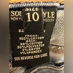 Soul Style Light Wash Distressed Denim Shorts Blue Size 10 Photo 3