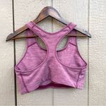 Nike  Women’s Sports Bra Heathered Burgundy Light Padding Size XL Photo 2