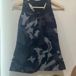 Athleta limitless camo black and grey keyhole built in bra racer back tank Photo 2