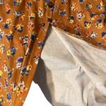 ASOS Tan Floral Front Slit Strapless Summer Dress Convertible Skirt Women Sz 4 Photo 10