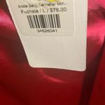 NWT LENA L Charm Tie Back Halter Mini Dress Pink Size L Photo 8