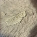 J.Crew  Pink Velour Fur Mule Slippers Photo 2