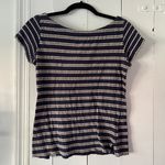 Anthropologie Pilcro and the Letterpress Navy Tie Back Top Size XS Photo 0