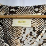 Anthropologie Maeve by  Juno Snake Print Dress‎ in Brown Size Extra Small Photo 5