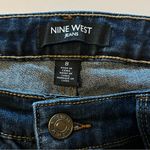 Nine West Gramercy Skinny floral embroidery bohemian Jeans, stretchy, size 8 Photo 9