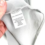 House of Harlow 1960 Silver Gray Sleeveless Satin Ruched MIDI Dress Blue Size XS Photo 7