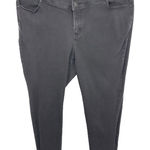 Lane Bryant ‎ Plus Size 20 Jeans Black Solid Jeggings High Rise 3 Button 921 Photo 0