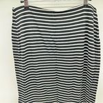 Old Navy Black and White Striped Jersey Knit Pencil Skirt-Size L Photo 1