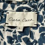 Cara Cara Women’s Size L Indigo Blue White Block Print Harbour Island Maxi Dress Size L Photo 7