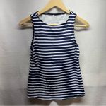 Lands' End Classic Navy and White Striped Tank Top Photo 2
