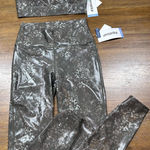 Marika Sport Marika Metallic Activewear Outfit Size L Top Size M Leggings Photo 0