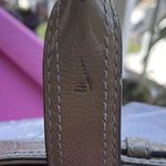 Coach Authentic VGC 13196 Signature Satchel handbag Silver W Gray Patent Handles Photo 5