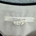 barney's new york o'2nd dress womens 2 beige blue striped pleated sleeveless Photo 6