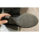 Jessica Simpson  Size‎ 8.5 M Angie Black Split Suede Heeled Boots Over The Knee Photo 8