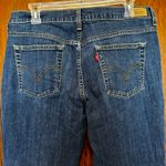 Levi's EUC Levi’s 505 Straight Leg Jeans Dark Wash Denim 12 Western Rodeo Y2K 2010 Photo 4