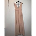 Lulus NWOT  Heavenly Hues Blush Maxi Dress Bridismaid Wedding Formal Size S Photo 1