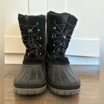 Lands' End  Black Tall Winter Boot Size 9 Photo 2