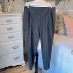 Checked Pull on Pants Comfy Trousers Business Womens Petite M Black Burgundy Size undefined Photo 7