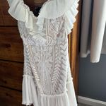 VICI White  Dress Lace Mini Photo 1