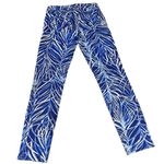 Lilly Pulitzer  South Ocean Skinny Crop Twilight Blue Early Riser Jeans Womens 00 Photo 1