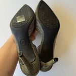 Michael Kors  Dorothy Flex Stiletto Pump Dark Gold Glitter Shimmer Women's Size 8 Photo 6