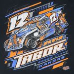 Gildan Black Double Sided Racing Graphic T-Shirt Photo 6