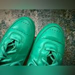 Vintage Sport Steps green faux leather #24 tie tennis shoes, size 9B Photo 10