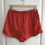 Free People Orange Athletic Shorts Relaxed Fit Photo 2