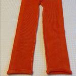 Free People NEW! Movement HAPPINESS RUNS Ribbed Bright Orange Leggings M/L Photo 9