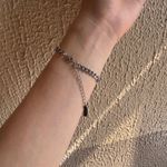 Link Chain Bracelet for Men Women Streetwear Punk Hip Hop Unisex Style Silver Photo 6