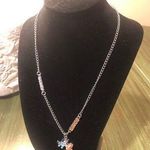 Disney  Ludo Studio EUC Bluey Bingo Silvertone Necklace Photo 0