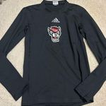 Adidas  Black Long Sleeve Shirt with NC State Tuffy Logo Photo 0
