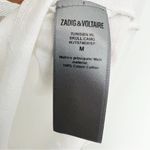 Zadig & Voltaire  Tunisen Skull Camo Gems Lightweight White Tee Size Medium Photo 6