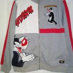 New womens looney tunes sylvester sweatshirt sz‎ large​ Gray Photo 0