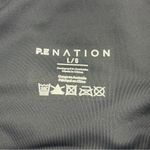 P.E Nation Half Volley Colorblock Legging Women Large Black Athletic Gym *FLAW Photo 1