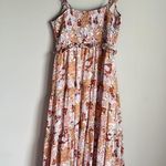 ASTR  Floral Smocked Tiered Midi dress Photo 2