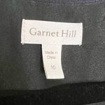 Garnet Hill Bohemian Pocket Dress Black Size 10 Photo 3