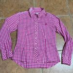 Lilly Pulitzer  Plaid Gingham Button-Up Shirt size 8 Photo 5