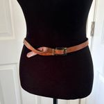 Levi Strauss Vintage Slim Cognac Brown Leather Belt. Photo 0