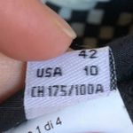 Pinko Fringed Knitwear Black White Blazer Bolero Bohemian Size 10‎ Photo 9