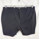 Catherines  Plus Size‎ 34W 36W Shorts 5X Black Elastic Waist Pull On Solid 1299 Photo 1