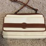 Esprit Vintage  cream and brown crossbody purse Photo 1